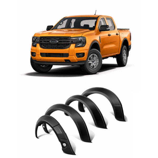 Untitled design (40) RANGER FENDER FLARE 9INCH MODIFIED DESIGN WITH SENSOR HOLE FOR WILDTRAK – MATTE BLACK