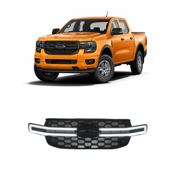 RANGER FRONT GRILL COVER WITH LED